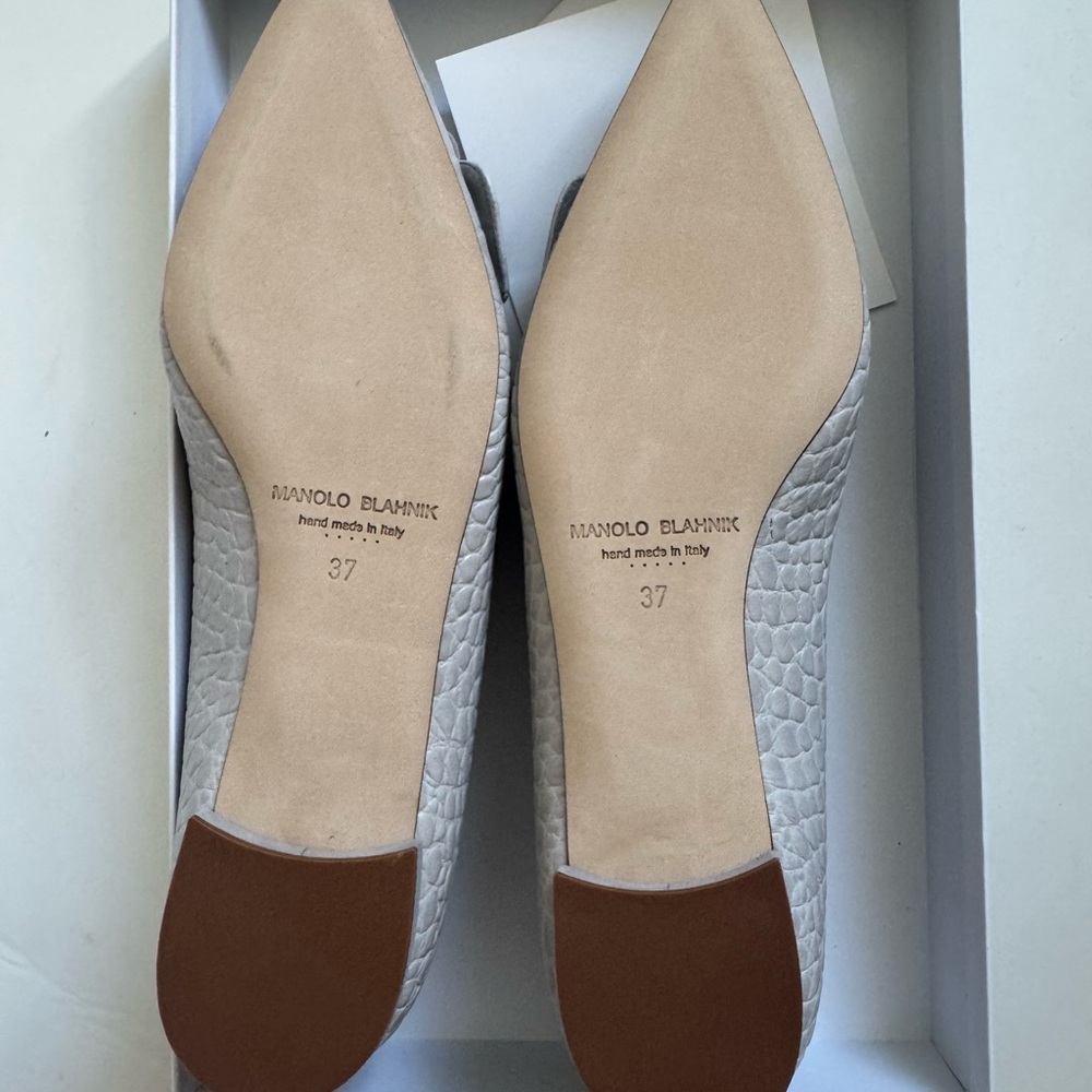 New!!! MANOLO BLAHNIK Maysale ballerina flats - Picture 3 of 6